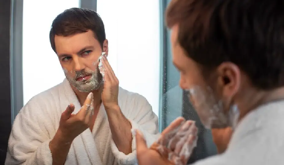 how to clean skin under beard