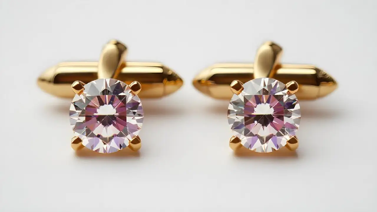 1 2 carat gold diamond earrings